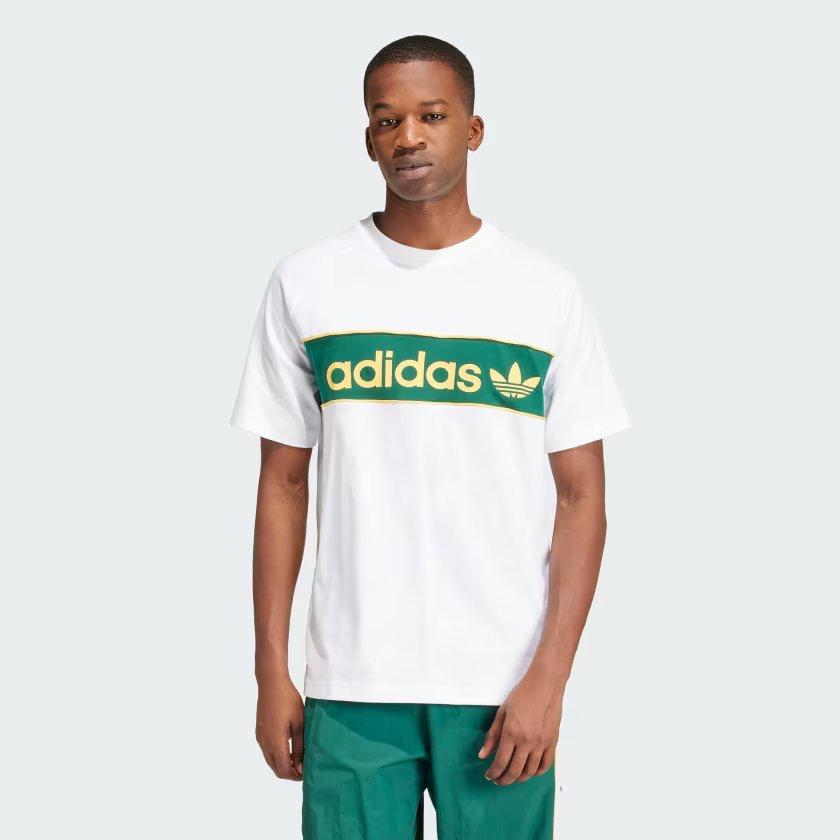 Maglietta adidas uomo verde best sale